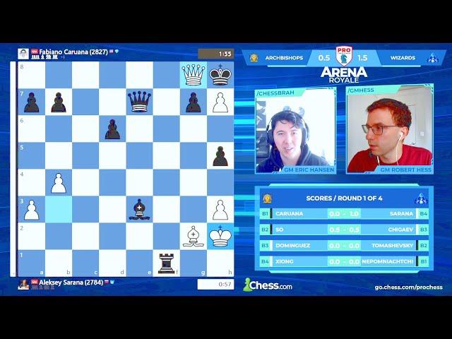 Super GM Blunders Mate In 1 !?! - Fabiano Caruana Pepega Moment - Chess Clip Highlights