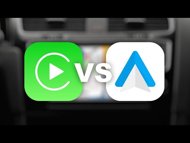 Apple CarPlay vs Android Auto Coolwalk - Side By Side Comparison