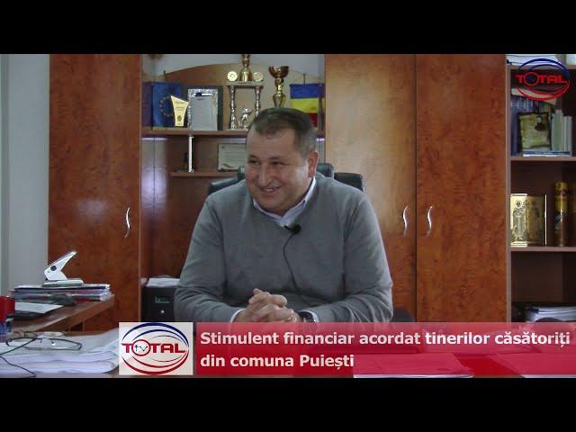 VIDEO//Stimulent financiar acordat tinerilor căsătoriți  din comuna Puiești