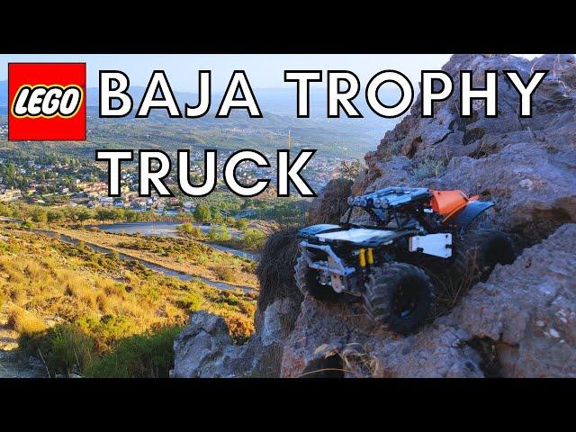 RC LEGO Technic Baja Trophy Truck Prerunner | 4 BuWizz Motors and Skid Steering!