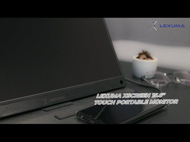 Lexuma XScreen 15.6" Touch Screen Portable Monitor - Operation with Smartphones using Type-C (Eng)