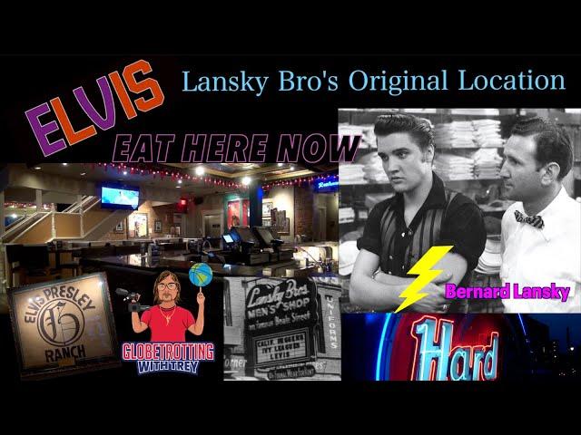 Where Elvis Liked to Shop in Memphis.. Lansky's Bros on Beale St.. See it Today ️ Eat Here! #elvis