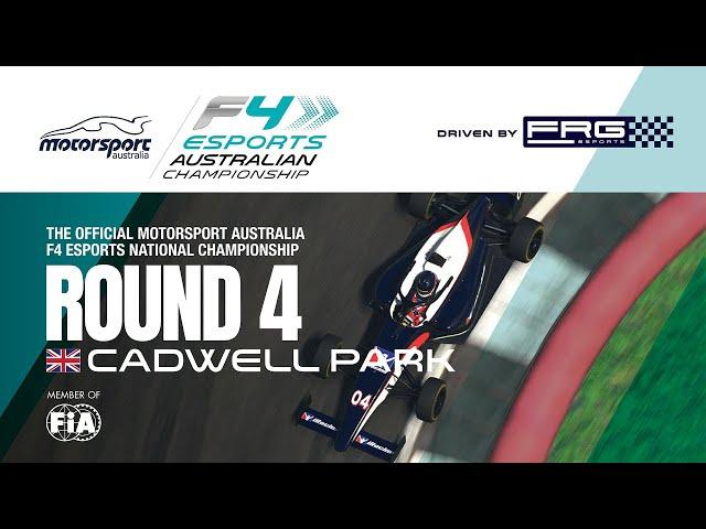 Motorsport Australia Esports F4 Australian Championship | Round 4 | Cadwell Park