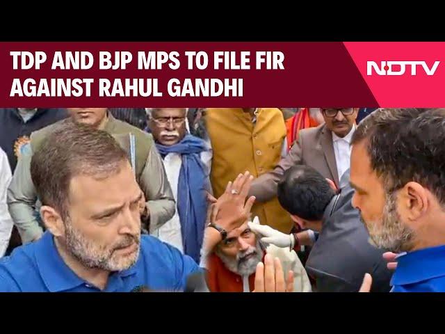 Rahul Gandhi News | BJP To File Police Case Against Rahul Gandhi After MPs Allege Injury