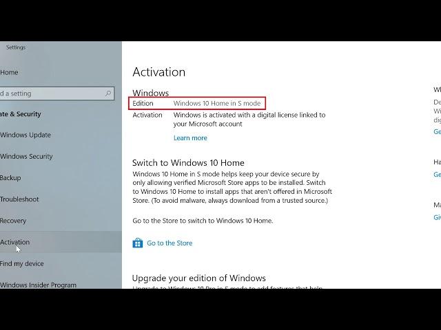 Windows 10   How to Switch Out of S Mode