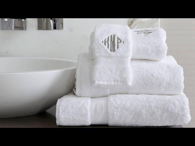 How to fold towels for an elegant bathroom