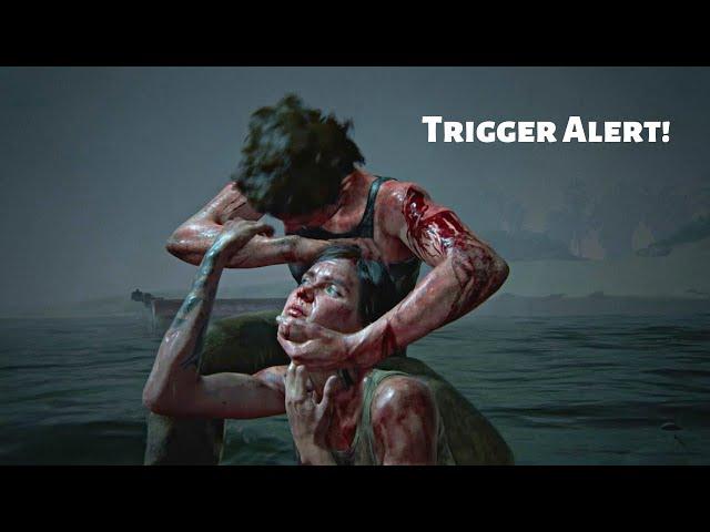 TRIGGER WARNING** All the ways Abby kills Ellie | The Beach (happy ending)