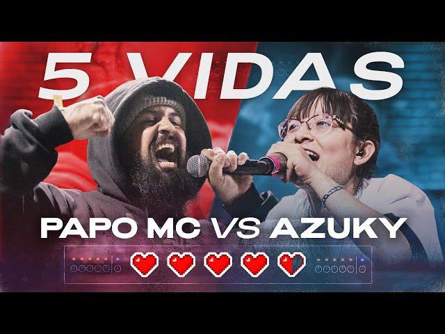 PAPO vs AZUKY | 5 VIDAS | Red Bull Batalla