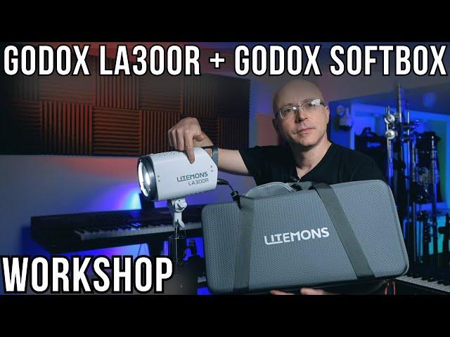 Godox LA 300R RGB Light | EVERYTHING You Want To Know! Plus Godox QR-P90T Softbox