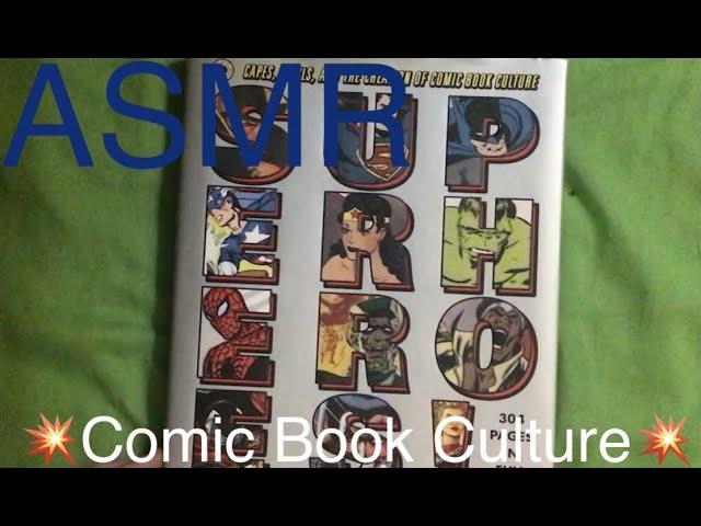 ASMR Reading Through A Comic Culture Book (whispers and soft spoken)