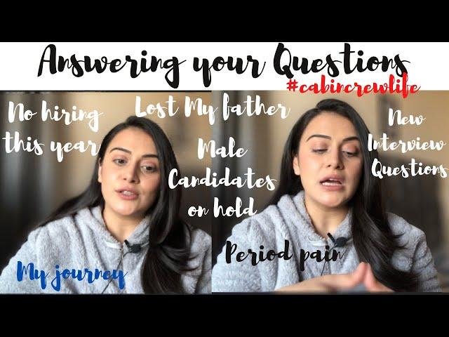 Cabin Crew Q & A | Twinkle Anand | Answering your Questions