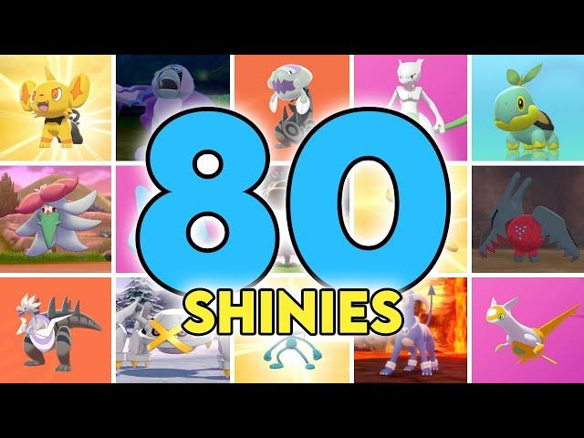 80 SHINY POKEMON IN 2021!  SHINY REACTION COMPILATION!