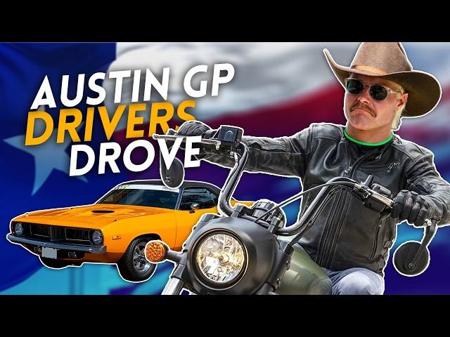 What the F1 DRIVERS DROVE to the 2024 AUSTIN GP!