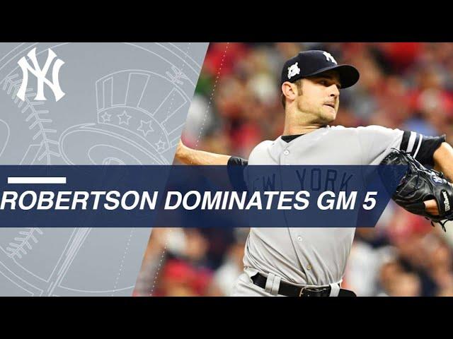 David Robertson dominates in scoreless relief in ALDS Game 5