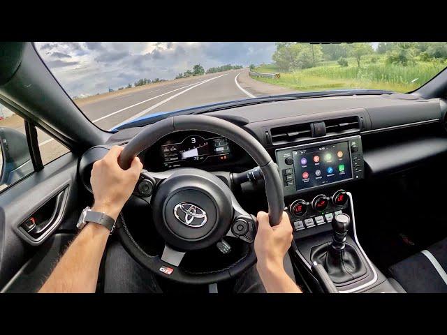 2023 Toyota GR86 Premium 6MT w/GR Performance Exhaust - POV Review