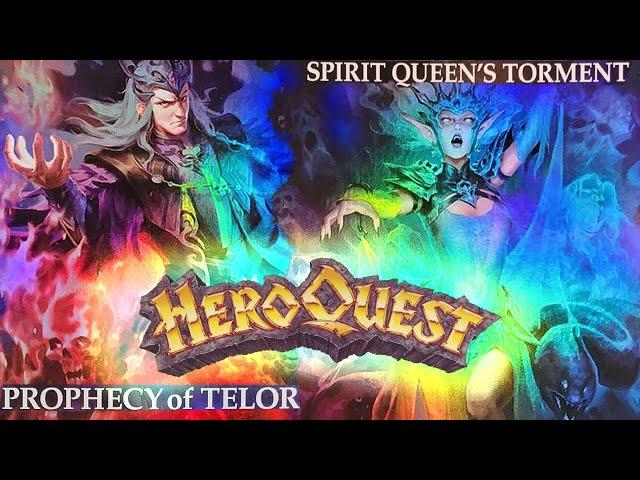 HEROQUEST Prophecy of Telor, Spirit Queen's Torment UNBOXING, Overview & Comparison VS Mythic