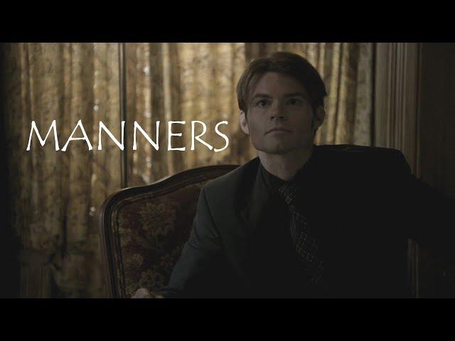 Elijah Mikaelson: Manners