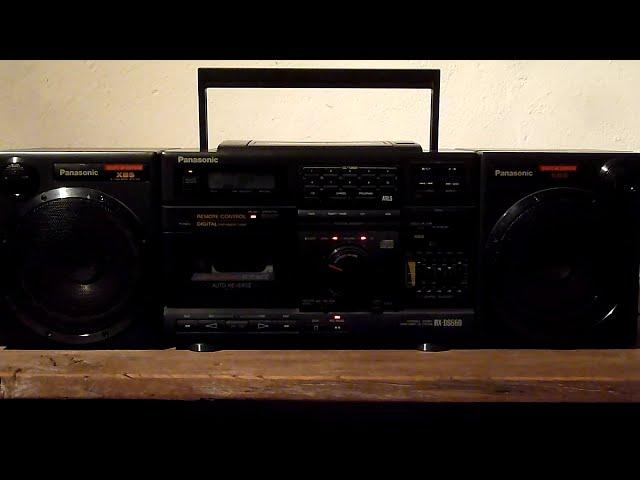 Panasonic RX DS660 vintage boombox demo