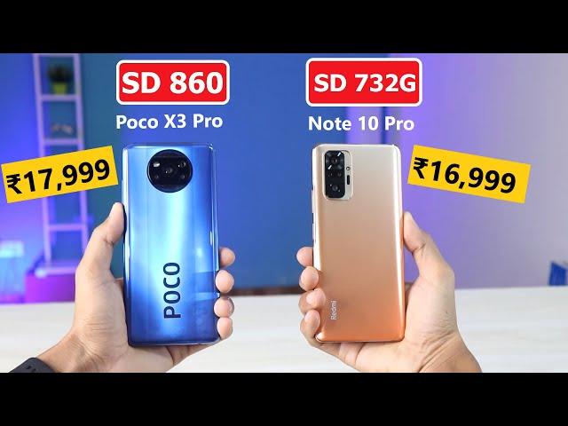 POCO X3 Pro Vs Redmi Note 10 Pro Comparison | Best Gaming Phone Under 20000