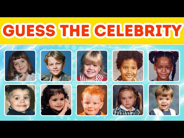 Guess the Celebrity | 101 Celebrity Childhood Photo Quiz