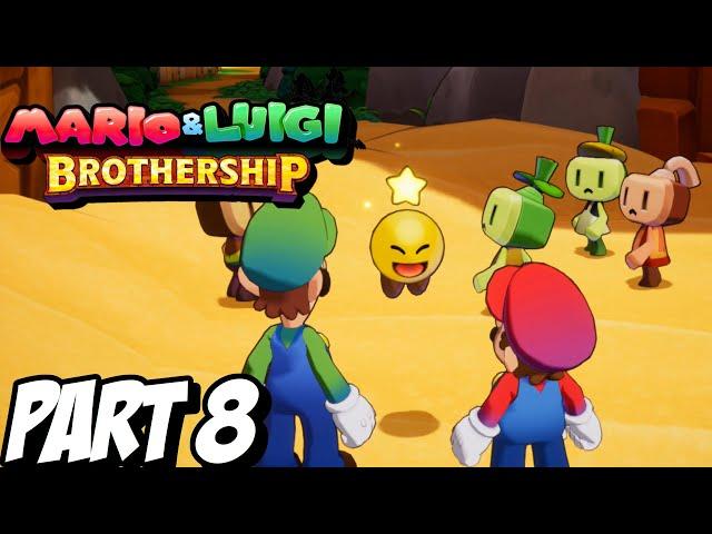 MARIO & LUIGI: BROTHERSHIP "Merrygo Island" Playthrough Gameplay Part 8 (Nintendo Switch)