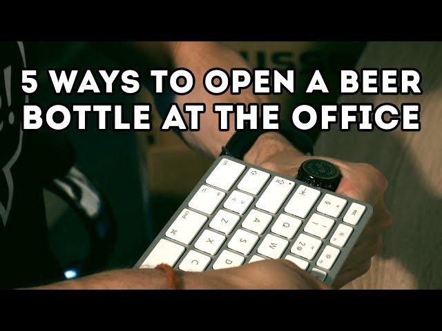 5 Ways to Open a Beer Bottle at the Office
