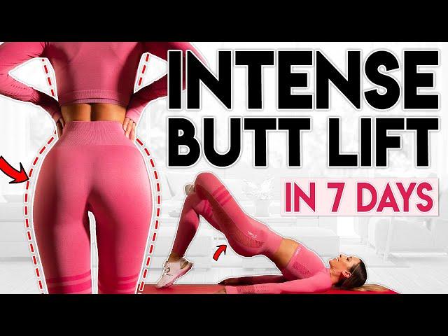 INTENSE BUTT LIFT in 7 Days (shape your butt) | 10 minute Workout