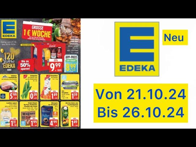 EDEKA Nord Werbung Aktionen Gültig von 21.10.24​⁠@Werbungde