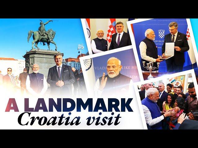 A recap of PM Modi's visit to Zagreb – First-ever visit by an Indian PM to Croatia