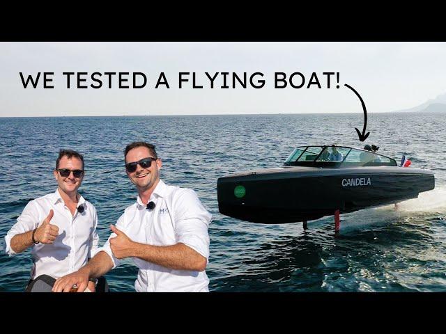 Electric Foiling Boat - Our Exclusive Candela C-8 Test Flight Experience!