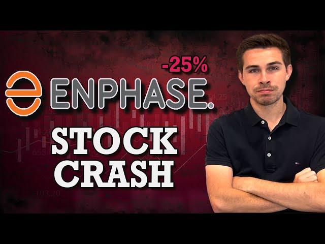 Enphase Stock Crashes -25%!