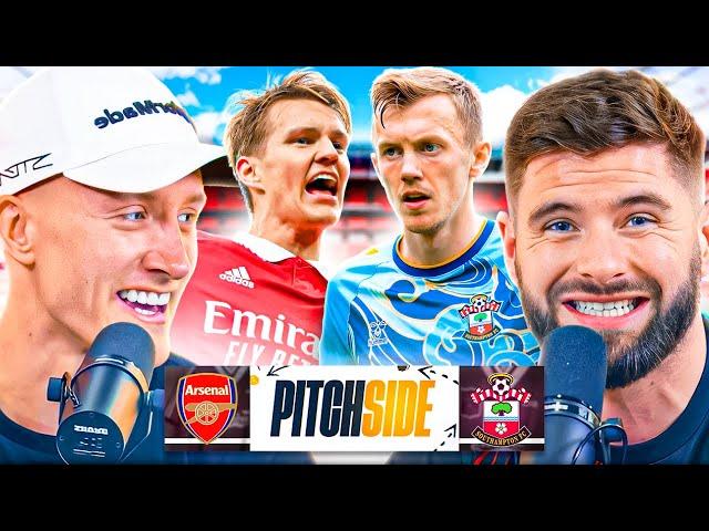 ARSENAL 3-3 SOUTHAMPTON | Pitch Side LIVE!