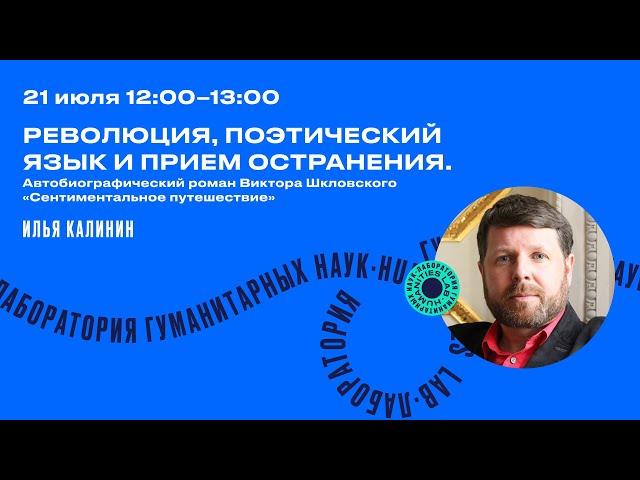 Илья Калинин "Сентиментальное путешествие"