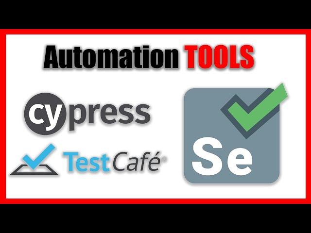  WEB AUTOMATION tools you MUST LEARN in 2022 | Automation tools for Software Testing