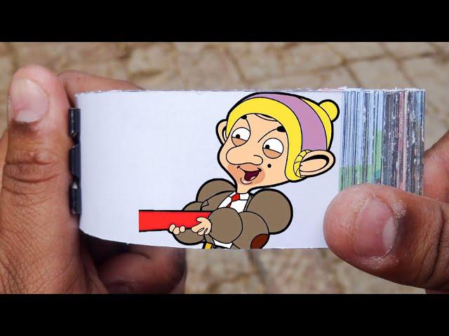 Mr. Bean Cartoon Flipbook #1 | Snow Bean Flip Book | Flip Book Artist 2021