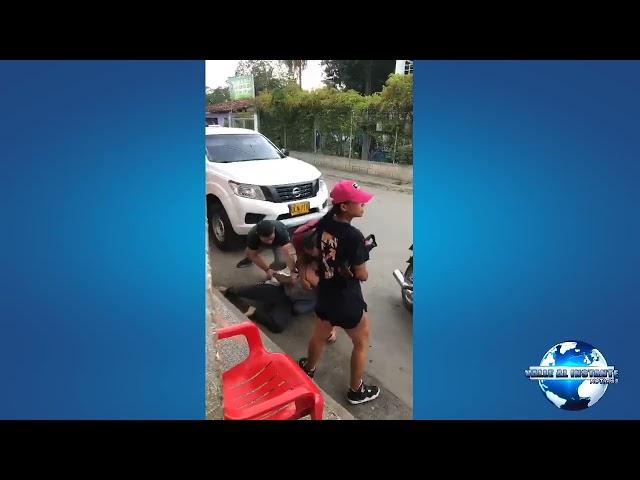 Buga Así fue la captura de alias carro loco quien se resistió al arresto.1