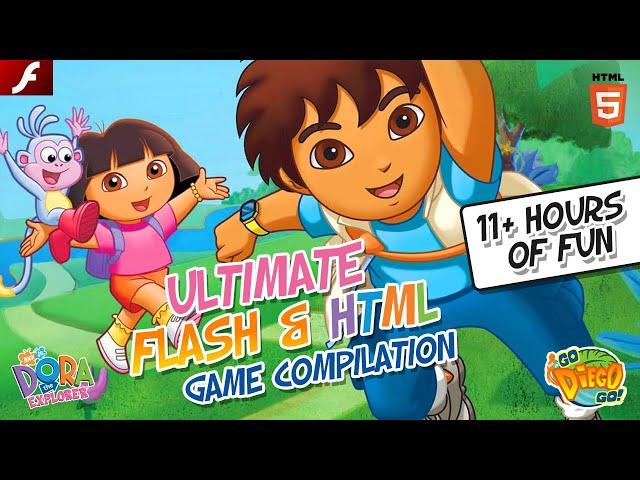 Dora the Explorer™ & Go, Diego, Go!™ - ULTIMATE Flash & HTML Games Compilation - No Commentary