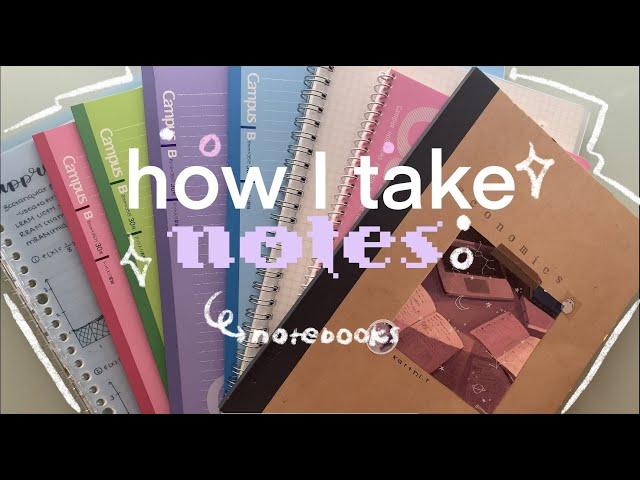 how i take notes  | materials i use and tips to write fast notes