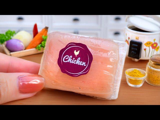 Easy Yummy Chicken Curry at Cutest Miniature Kitchen  Satisfying Cooking with Mini Yummy