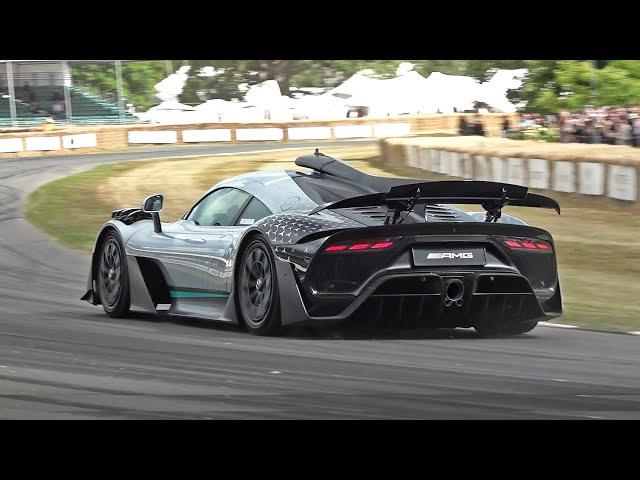 Hypercars Accelerating! Huayra R, 599XX, Chiron SS, Valkyrie, Jesko, T.50, AMG One, Venom F5