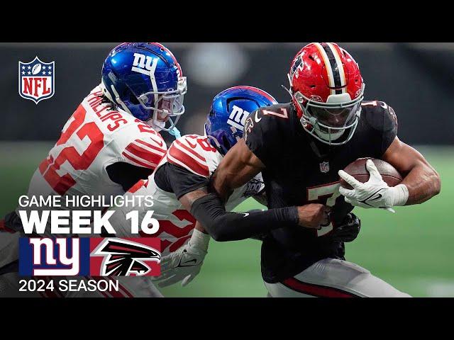 New York Giants vs. Atlanta Falcons Game Highlights | NFL 2024 Season Week 16