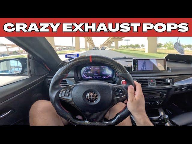 POV DRIVING THE CLEANEST BMW E92: MODERN INTERIOR & LOUD EXHAUST POPS