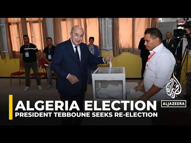 Polls close in Algeria’s presidential contest as Tebboune eyes re-election