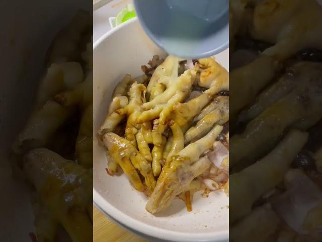 Cooking chicken feet or adidas The trending food #recipe #foodie #trending #shorts #viral #yummy