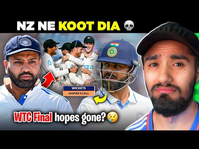 HOME SERIES GAYI!  NZ Beats India After 12 Years | Kohli, Rohit Fail | IND vs NZ 2nd Test