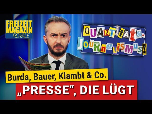 Das Geschäft der Klatschpresse | ZDF Magazin Royale