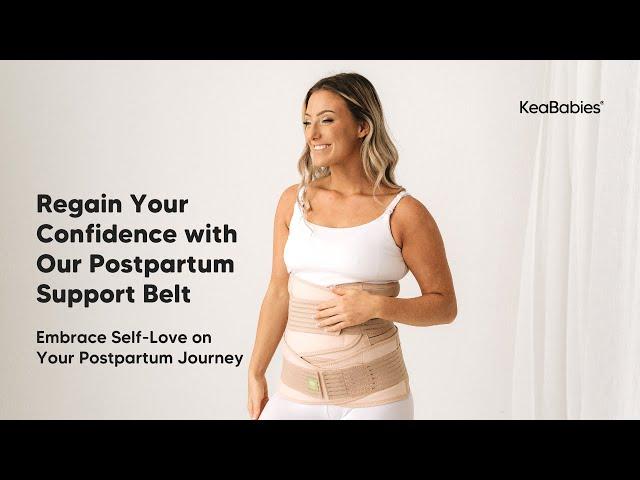 3-in-1 KeaBabies Belly Support Belt: Postpartum Recovery Essential