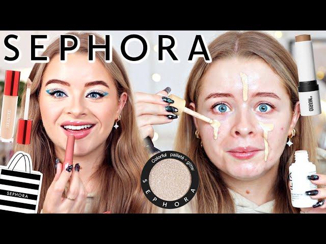 WE FINALLY HAVE SEPHORA!!! Full face of SEPHORA BRANDS!!!