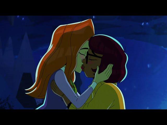 Velma: Daphne and Velma kissed.