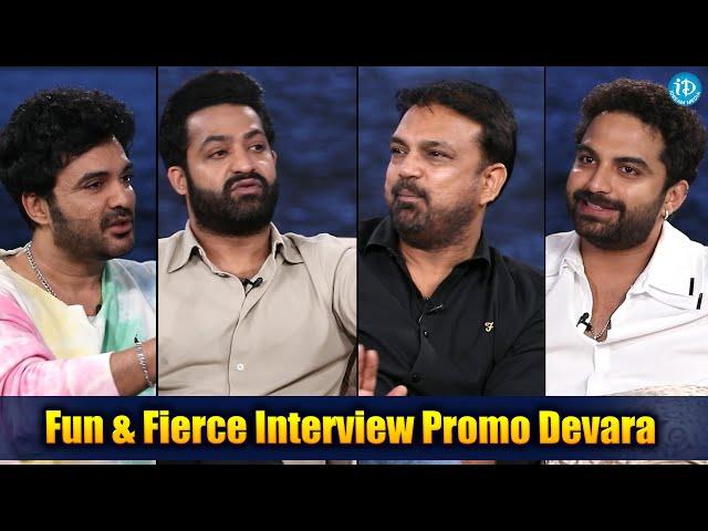 #devara Interview Promo  | NTR, Koratala Siva, Siddhu Jonnalagadda, Vishwaksen | iDream Gold